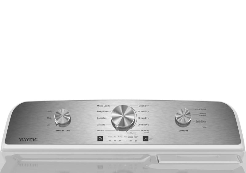 Maytag 7.0 Cu. Ft. Gas Dryer with Wrinkle Prevent Option – White - MGD4205SW 