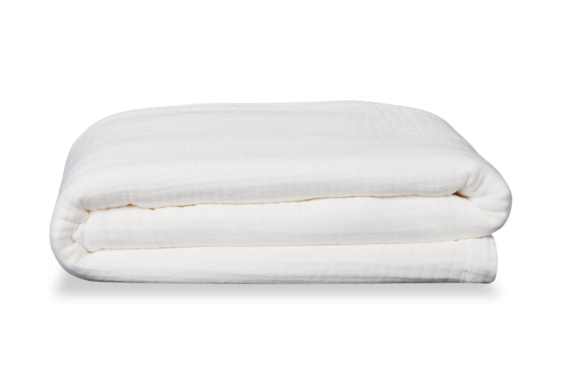 Veranda & Grove 4-Layer King Cotton Blanket - White