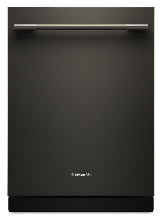KitchenAid 24\" 44 dBA Dishwasher with 360° Max Jets™ Third Rack – Black Ore - KDTS424SBE