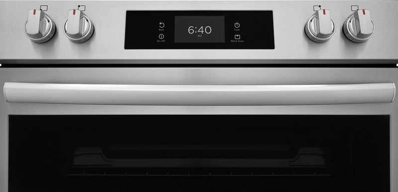 Frigidaire Gallery 6.2 Cu. Ft. Electric Range with Stone-Baked Pizza - Smudge-Proof® Stainless Steel - GCFE307CBF 