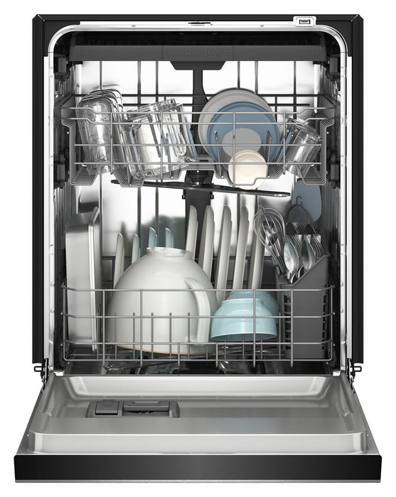 KitchenAid 24\" 47 dBA Dishwasher with Third Level Utensil Rack – PrintShield Stainless - KDFS224SPS