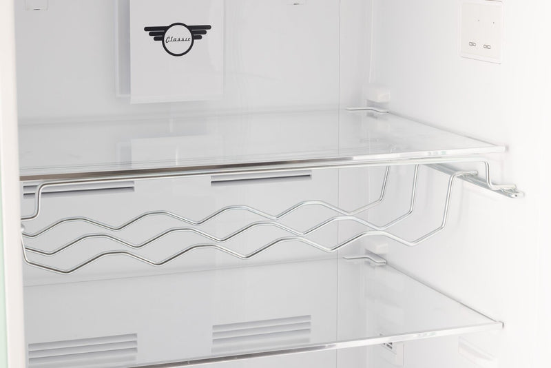 Unique Classic Retro 24\" 11 Cu Ft. Top Freezer Refrigerator – Marshmallow White - UNQ-310L W TM