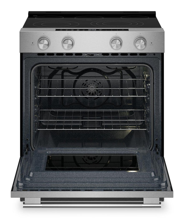 KitchenAid 30\" 5.3 Cu. Ft. Smart Slide-in Electric Range with Convection Modes - YKSES330SPS 