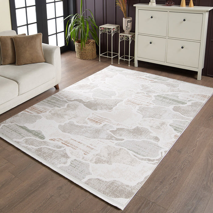 Cove Waves Multi-Colour Area Rug - 7'11\" x 10'10\"