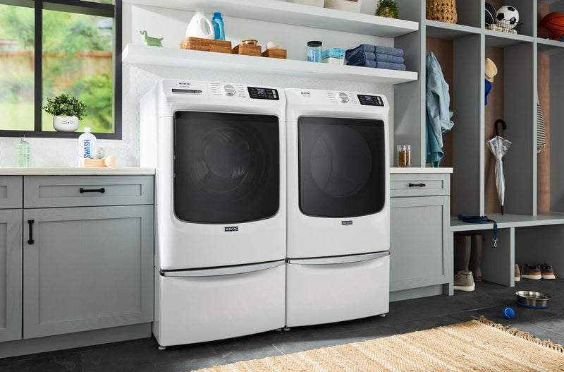 Maytag 5.8 Cu. Ft. Pet Pro Smart Front-Load Washer and 7.4 Cu. Ft. Electric Dryer - White