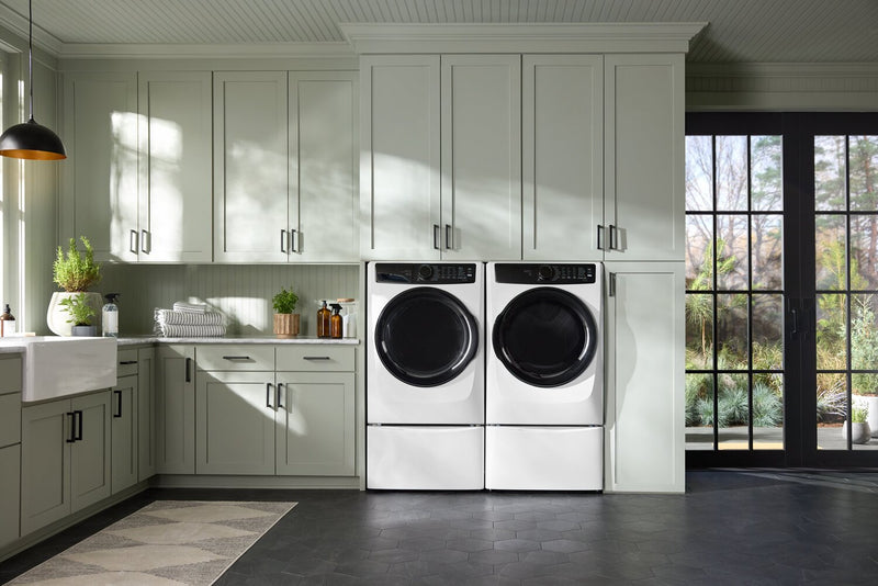 Electrolux 5.2 Cu. Ft. Perfect Steam™ Front-Load Washer and 8 Cu. Ft. Electric Dryer - White 
