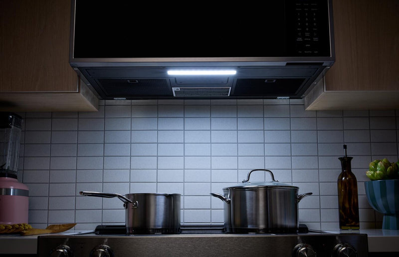 KitchenAid 1.1 Cu. Ft. Smart Low-Profile Over-the-Range Microwave - Stainless Steel - YKMML550RPS