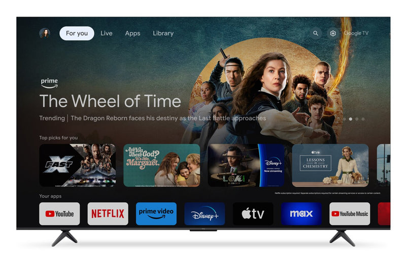 TCL 85\" QLED Pro 4K UHD HDR Pro+ 120Hz Google Smart TV (85Q651G-CA)