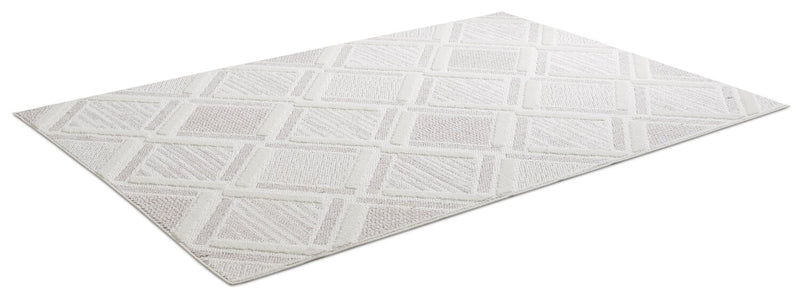 Knox Moroccan Beige Area Rug - 5'3\" x 7'7\"