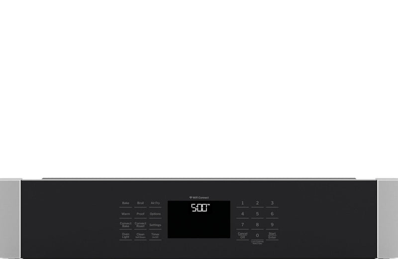 GE 27\" 4.3 Cu. Ft. Electric Single Wall Oven with No Preheat Air Fry - Stainless Steel - JKS5000SVSS