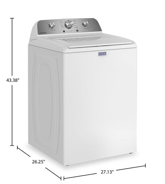 Maytag 4.8 Cu. Ft. Top Load Washer – White - MTW4205SW