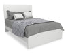 ["Riley Panel Bed with Headboard & Frame for Kids, Made in Canada, White - Full Size"]