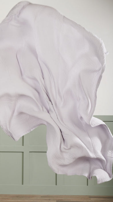 Veranda & Grove 4-Layer Queen Cotton Blanket - Grey