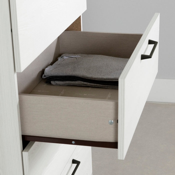 Everley 5-Drawer Bedroom Chest, 29\"W - White