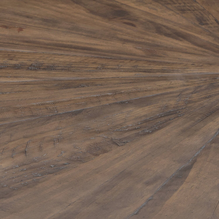 Kort & Co. Sol Dining Table, Pedestal Base, 78\"W - Brown