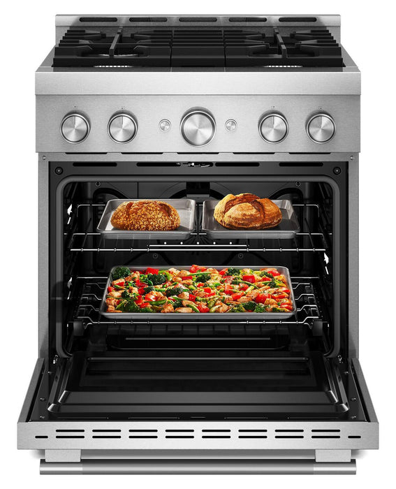 KitchenAid 4.1 Cu. Ft. Gas Range with No Preheat Air Fry Mode – Stainless Steel - KFGS930SSS