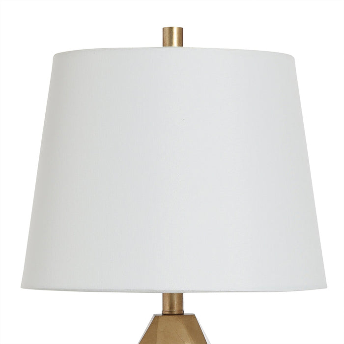 Farah 26” Gold Glam Polyresin Table Lamp