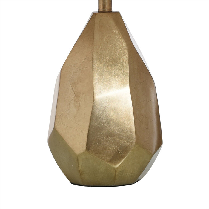 Farah 26” Gold Glam Polyresin Table Lamp