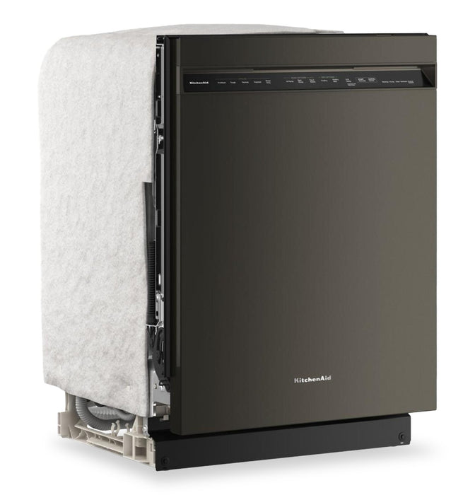 KitchenAid 24\" 41 dBA Dishwasher with Third Level Jet Rack – Black Ore - KDFS324SBE