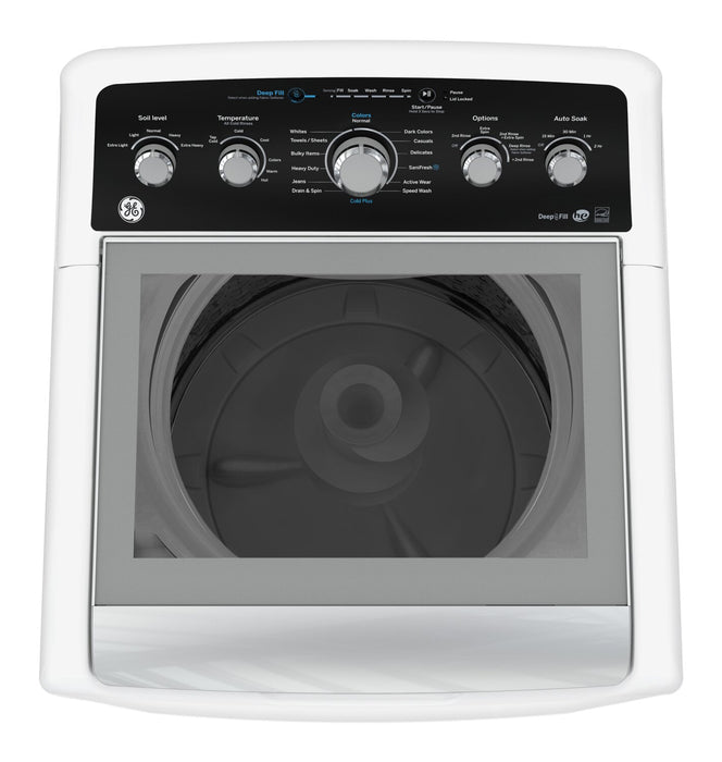 GE 4.9 Cu. Ft. Top Load Agitator Washer - White - GTW491BMRWS