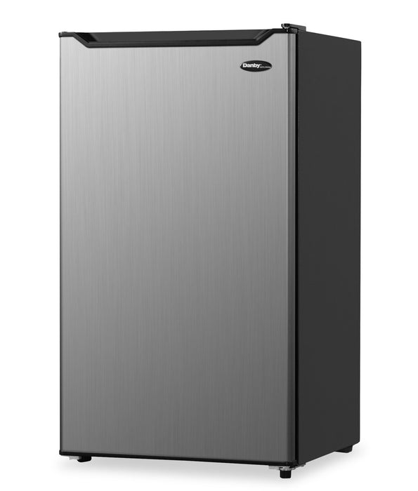 Danby 18.7\" 3.2 Cu. Ft. Mini Fridge - Stainless Steel - DAR032B2SLM 