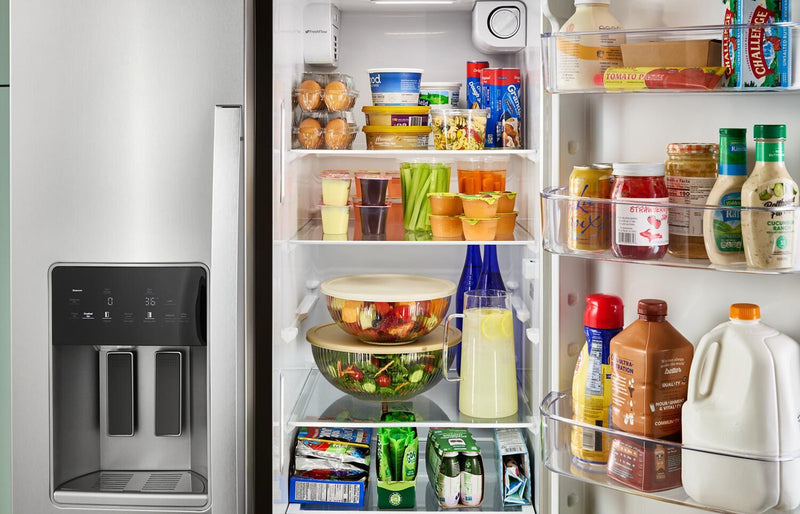 Whirlpool 36\" 21 Cu. Ft. Side-by-Side Refrigerator - White - WRSC5536RW