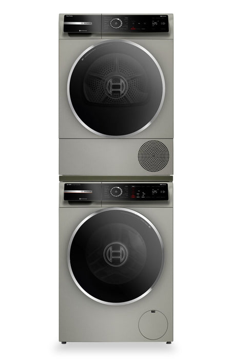 Bosch 800 Series 2.4 Cu. Ft. Front-Load Washer and 4 Cu. Ft. Heat Pump Dryer 