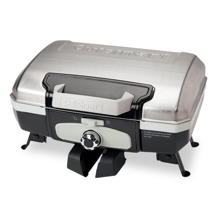 Cuisinart Petite Gourmet Portable Tabletop Gas Grill - Silver - CGG-180TS-C