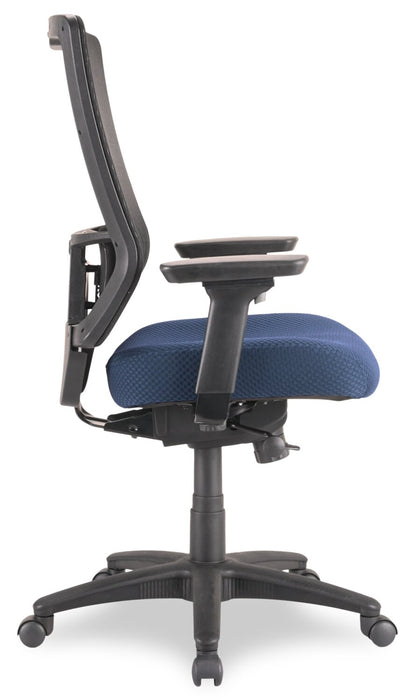 Tempur-Pedic Remy 26.8” Office Chair - Navy with Mesh Back