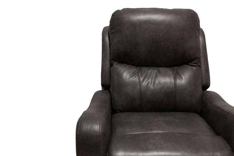 Ellis 32\" Faux Leather Glider Reclining Chair – Grey 
