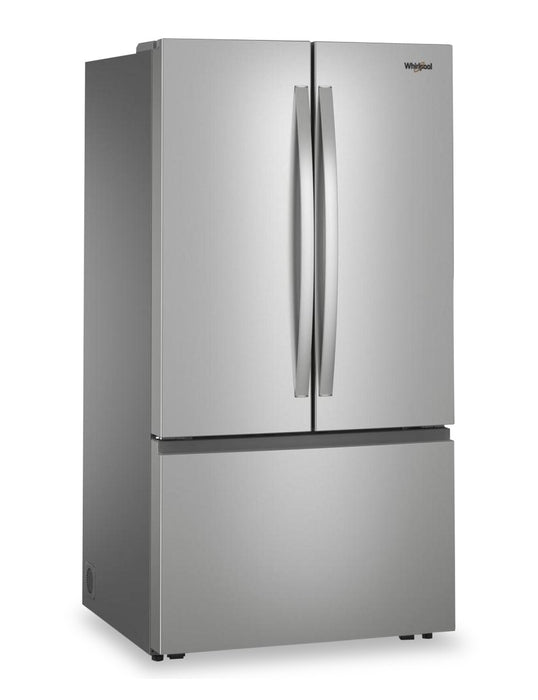 Whirlpool 36\" 30.5 Cu. Ft. French-Door Refrigerator with Interior Water Dispenser - Stainless Steel - WRFF3336SZ