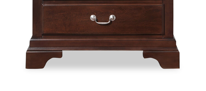 Marco Bedroom Chest of Drawers, 5-Drawer, 32\"W x 48\"H - Cherry Brown