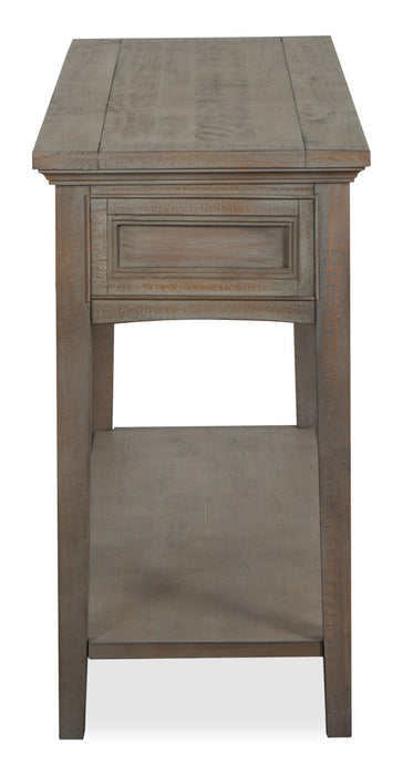 Hanson 50” Traditional Pine Sofa Table with Storage - Dovetail Grey