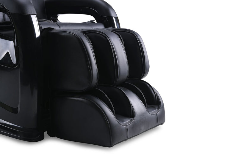 Remedy 48.4\" Faux Leather Reclining Massage Chair - Black