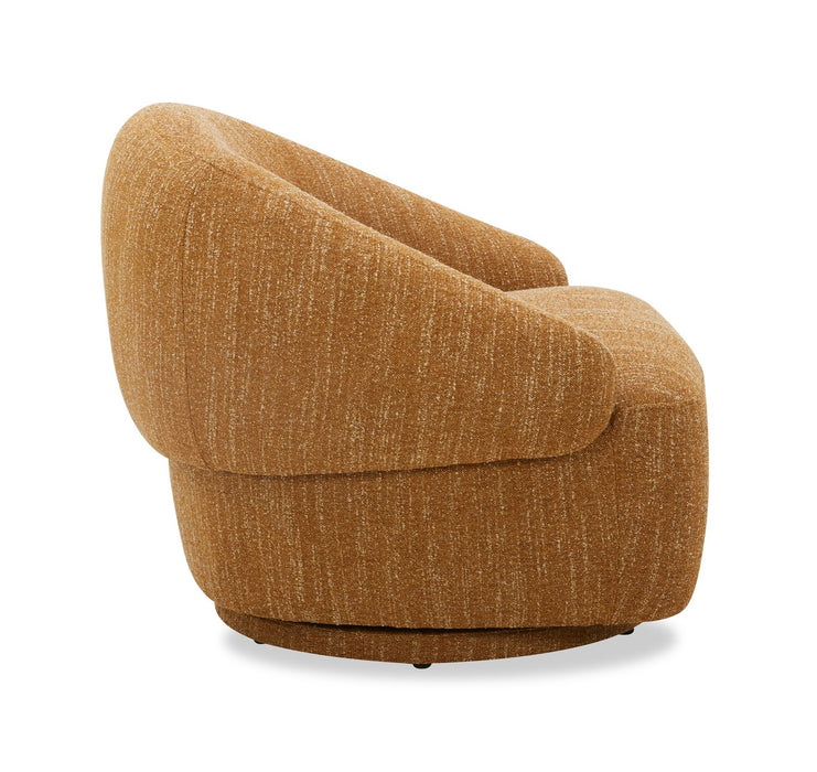 Villa Swivel Accent Chair - Mustard