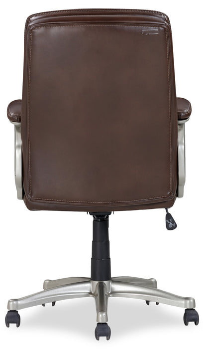 Sealy® Dimitri 29” Adjustable Office Chair - Brown