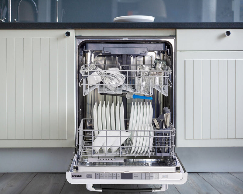 Classic Retro by Unique 24\" 45 dBA Top-Control Dishwasher - Midnight Black - UGP-24CR DW B