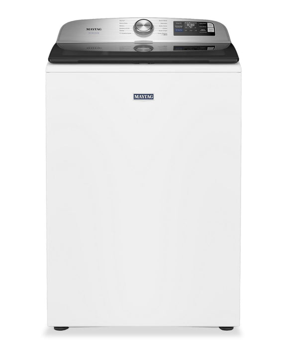 Maytag 6.0 Cu. Ft. Pet Pro Smart Top-Load Washer and 7.4 Cu. Ft. Gas Dryer - White 