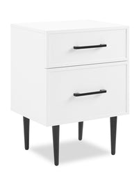 Brax Bedside 2-Drawer Nightstand, 18