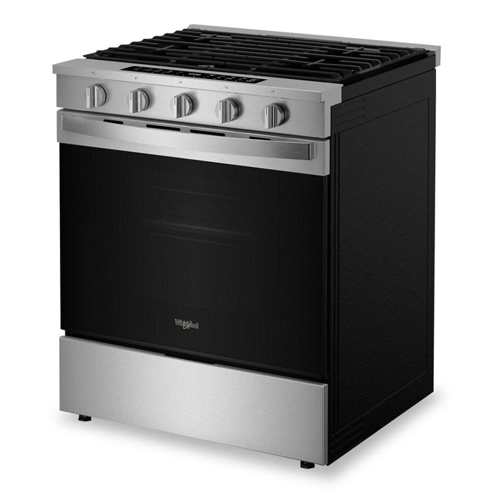 Whirlpool 5 Cu. Ft. Gas Range with Air Fry and SpeedHeat™ Burner - Stainless Steel - WSGS7530RZ