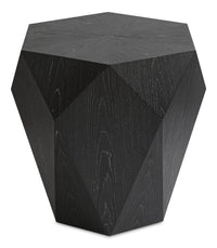 Dawson 19” Modern End Table - Black 