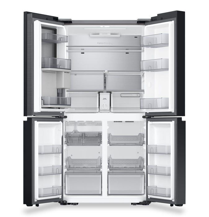 Samsung 36\" 29 Cu. Ft. Bespoke 4-Door Flex™ with Beverage Center™ Refrigerator - Stainless Steel - RF29DB9600QLAA