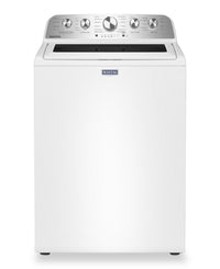 Maytag 5.4 Cu Ft. Top Load Agitator Washer with Pet Pro Option – White - MTW5605RW 