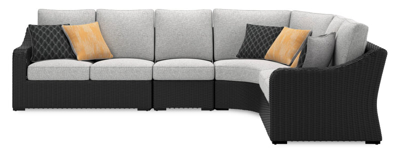 Jasper Patio 4-Piece Set - Black