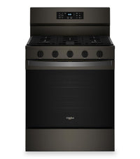 Whirlpool 5 Cu. Ft. Gas Range with Air Fry and Self-Clean - Black Stainless Steel - WFGS5030RV