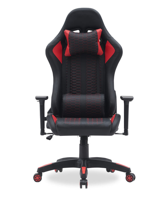 Hawk 27.5” Ergonomic Gaming Chair - Black & Red