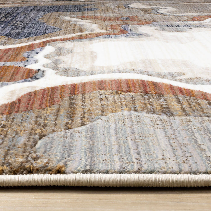 Janey Multi-Colour Area Rug - 5'3\" x 7'10\"