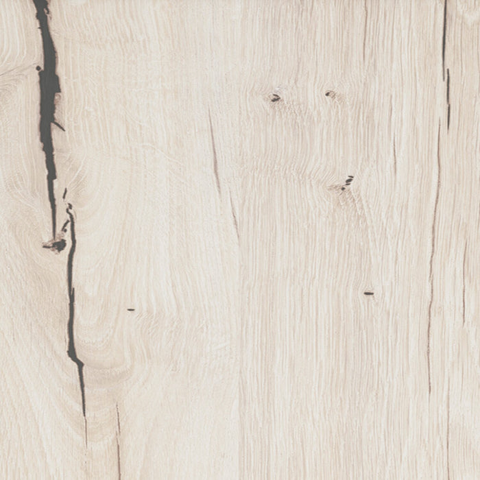 Derekson 5pc Bedroom Set with Panel Bed, Dresser & Mirror, Rustic White  - Twin Size