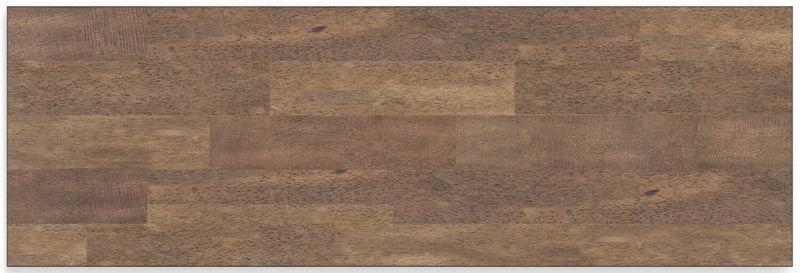 Raven Dining Bench, 48\"W - Two-Tone Black & Brown