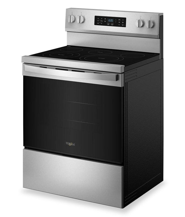 Whirlpool 5.3 Cu. Ft. Electric Range with Air Cooking – Fingerprint Resistant Stainless Steel - YWFES5730SZ  